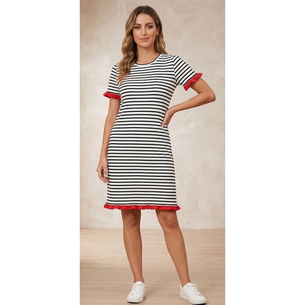 Boden Women’s Black And White Dress Size 8